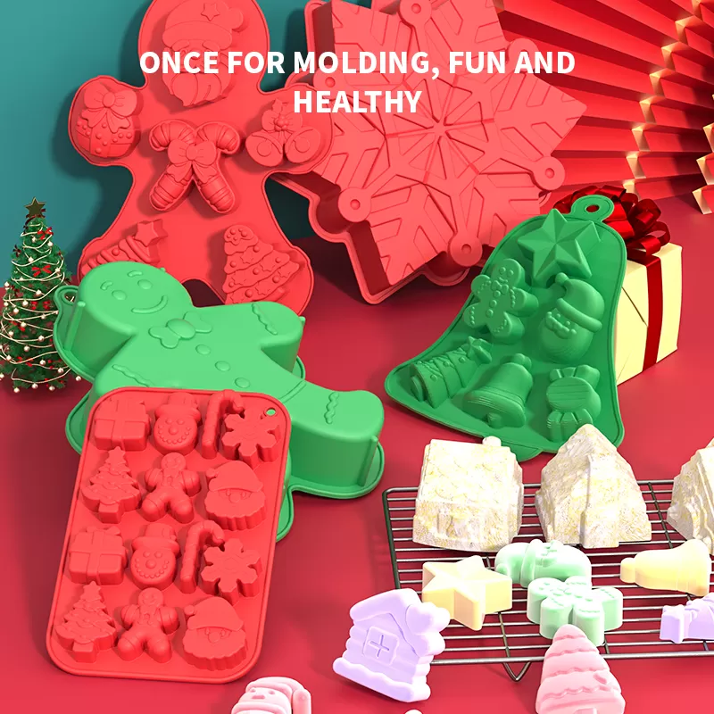 YH-1069 Silicone Christmas Cake Mold