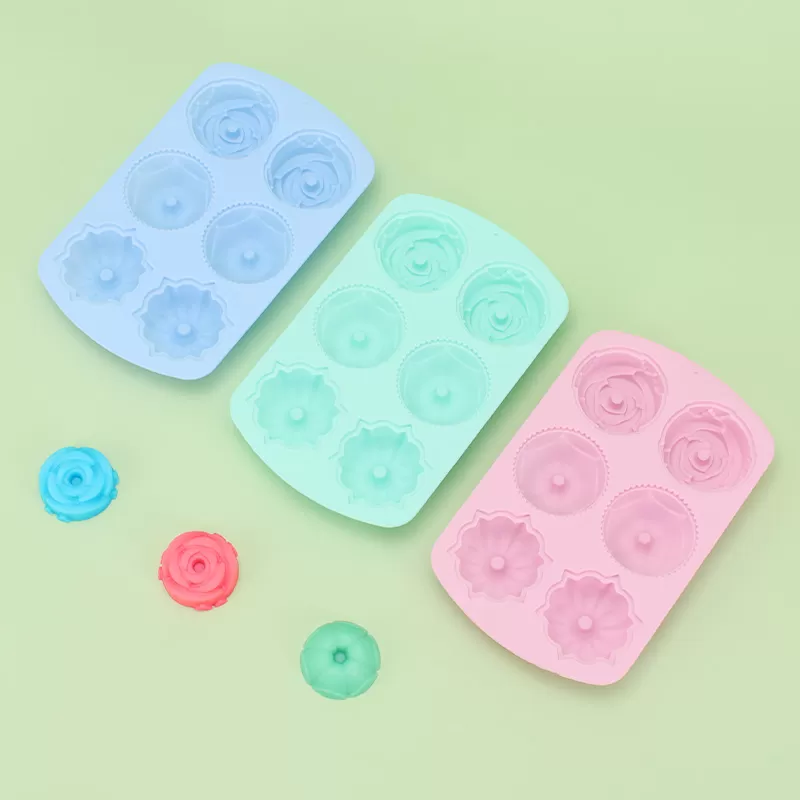 YH-127 Silicone 6-Hole Cake Mold