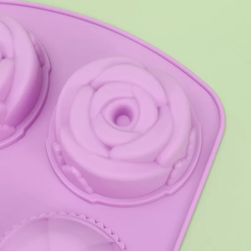 YH-127 Silicone 6-Hole Cake Mold