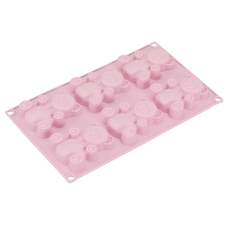 YH-256 Silicone 6-Hole Cake Mold