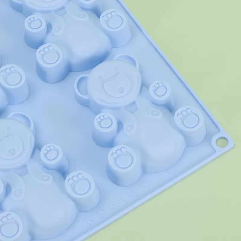 YH-256 Silicone 6-Hole Cake Mold