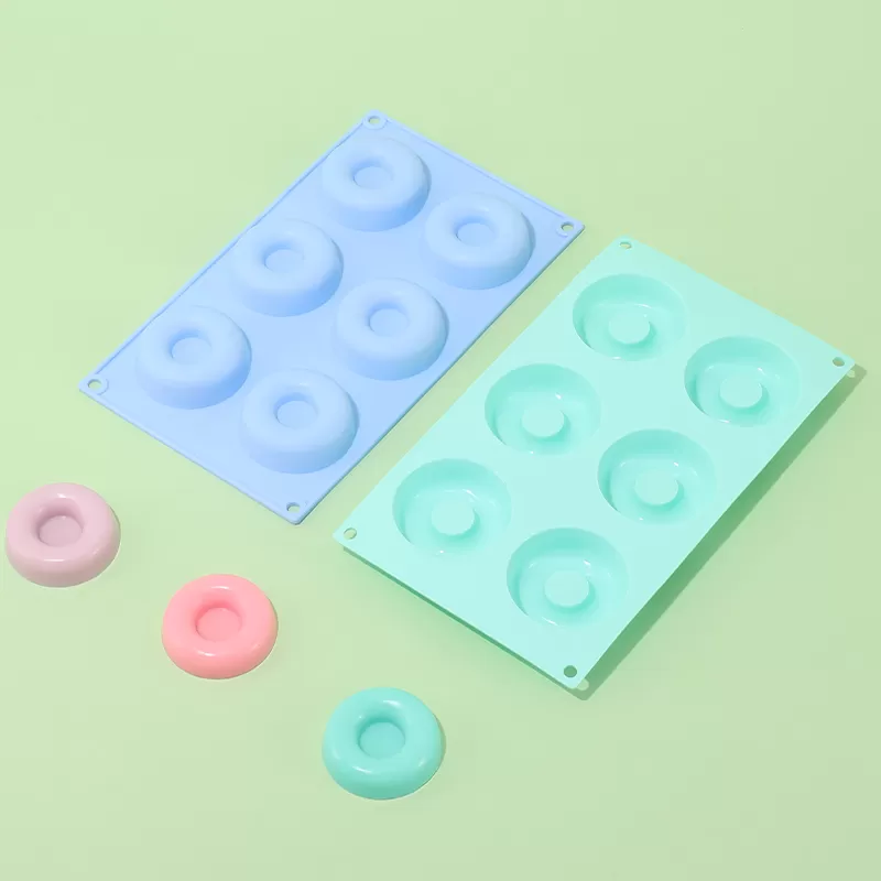 YH-269 Silicone 6-Hole Cake Mold