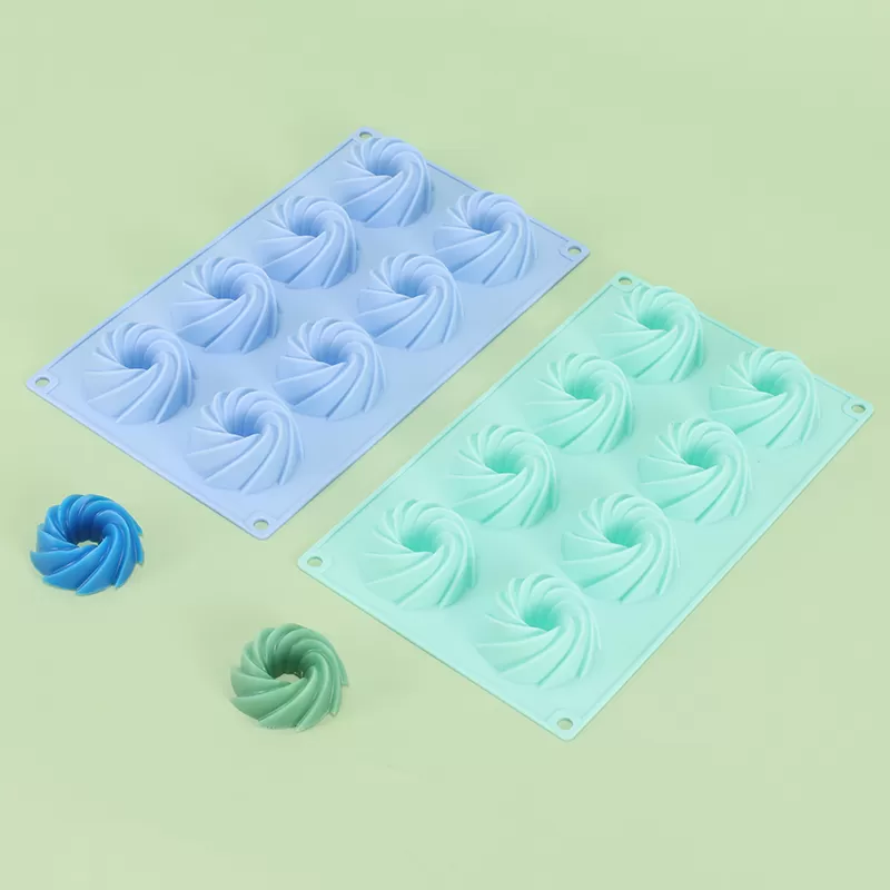 YH-330 Silicone 8-Hole Cake Mold