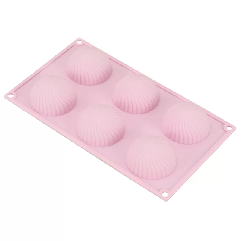 YH-294 Silicone 6-Hole Cake Mold