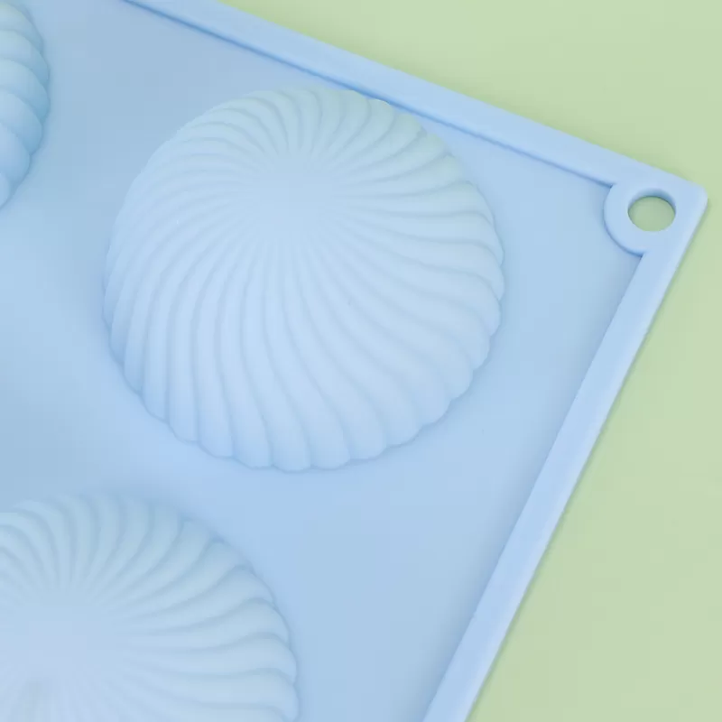 YH-294 Silicone 6-Hole Cake Mold