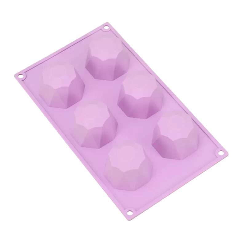 YH-372 Silicone 6-Hole Cake Mold