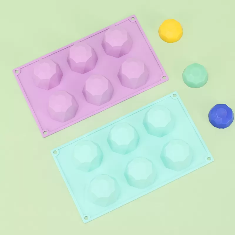 YH-372 Silicone 6-Hole Cake Mold