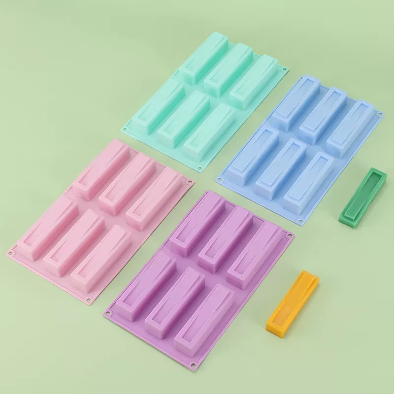 YH-396 Silicone 6-Hole Cake Mold