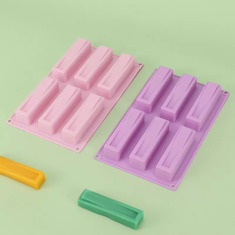 YH-396 Silicone 6-Hole Cake Mold