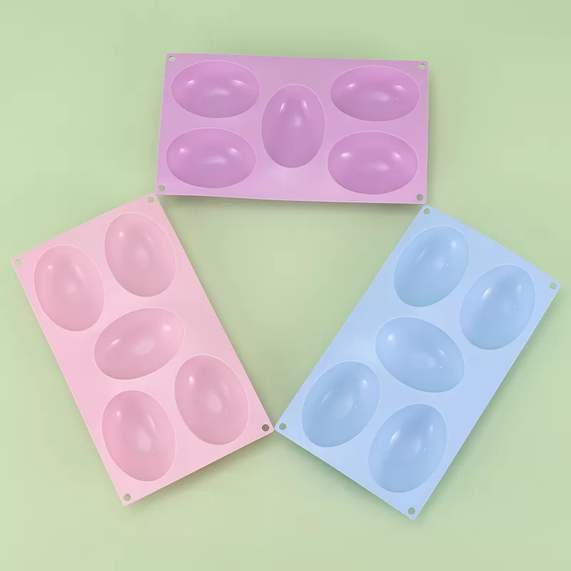 YH-430 Silicone 5-Hole Cake Mold