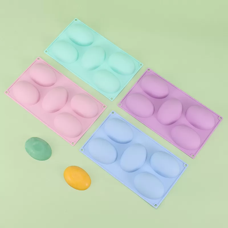 YH-430 Silicone 5-Hole Cake Mold