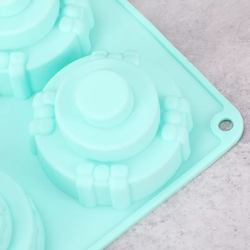 YH-442 Silicone 6-Hole Cake Mold