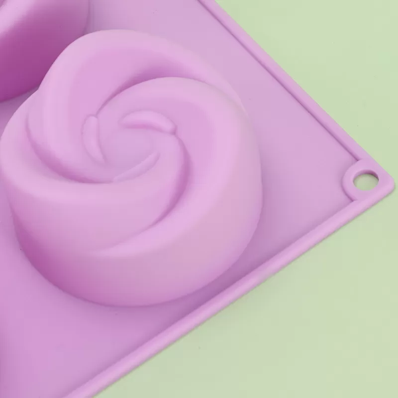 YH-463 Silicone 6-Hole Cake Mold