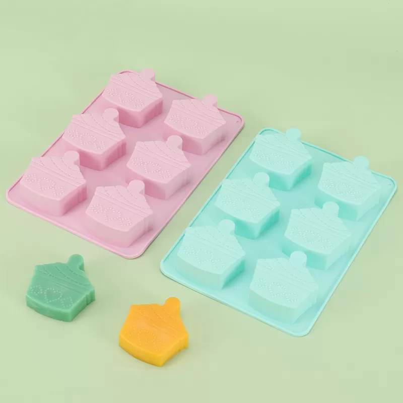 YH-480 Silicone 6-Hole Cake Mold