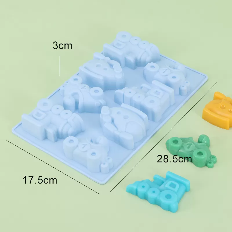 YH-476 Silicone 8-Hole Cake Mold