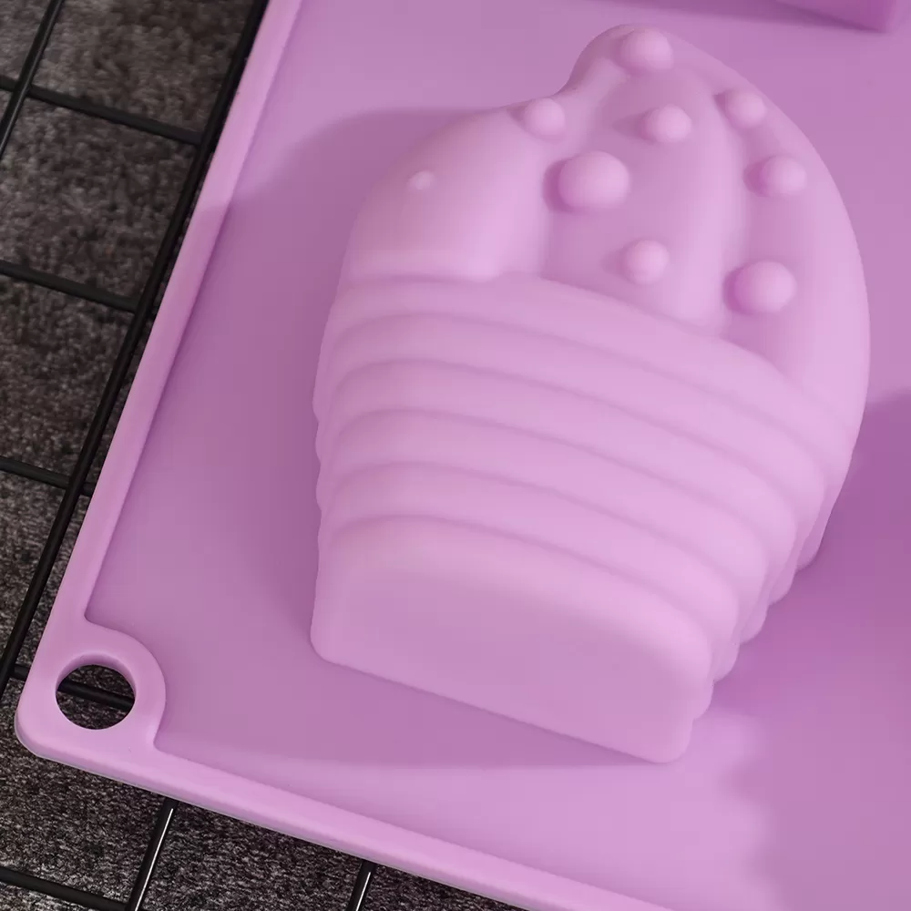 YH-477 Silicone 6-Hole Cake Mold