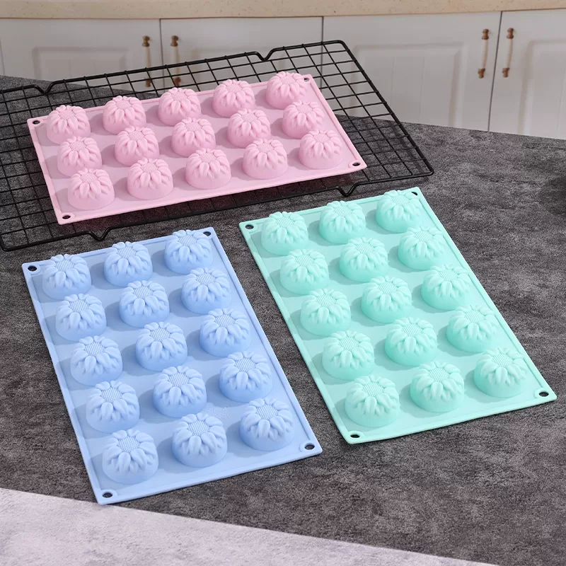 YH-603 Silicone 15-Hole Cake Mold