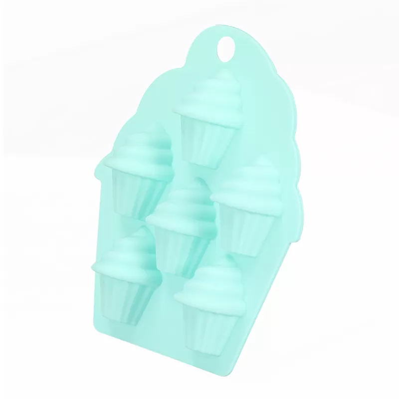 YH-489 Silicone 6-Hole Cake Mold