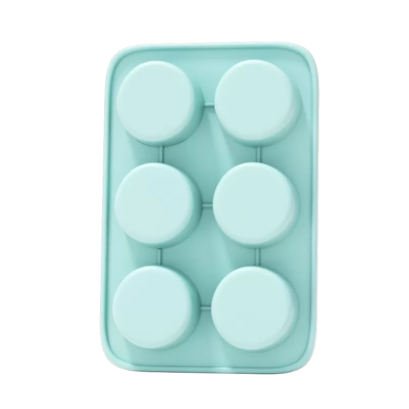 YH-002 Silicone 6-Hole Cake Mold