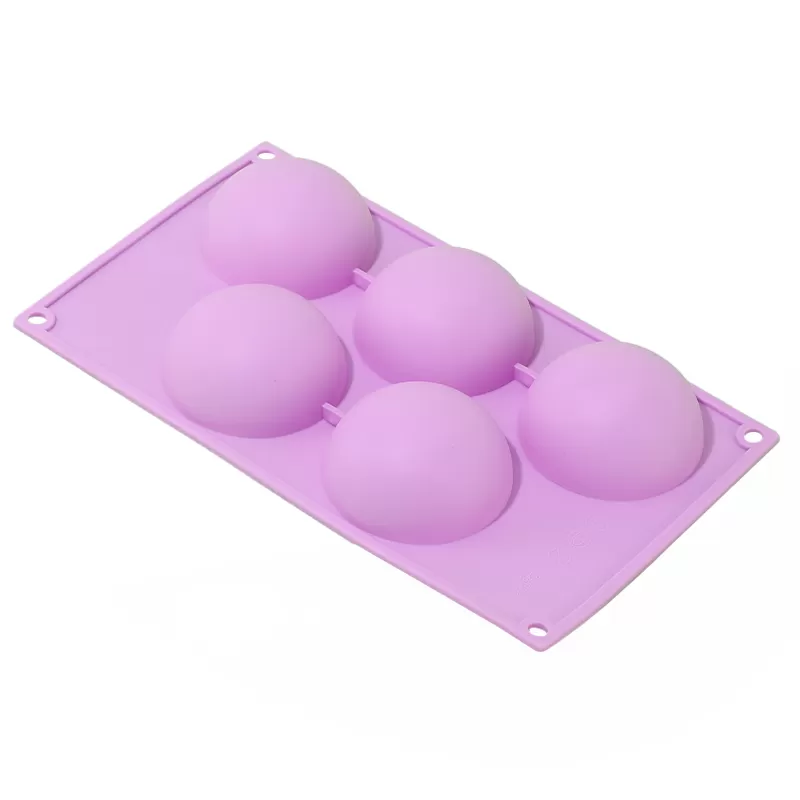 YH-265 Silicone 5-Hole Cake Mold