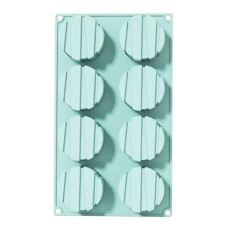 YH-378 Silicone 6-Hole Cake Mold