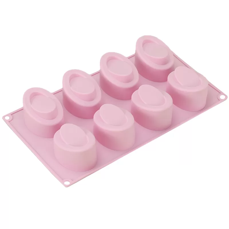 YH-456 Silicone 8-Hole Cake Mold