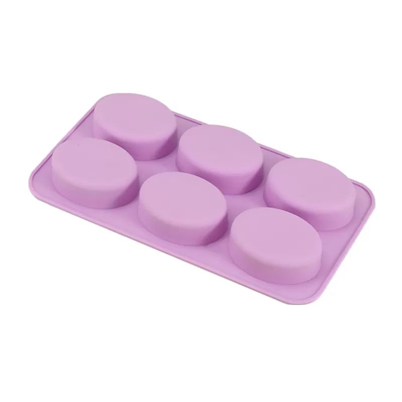 YH-541 Silicone 6-Hole Cake Mold