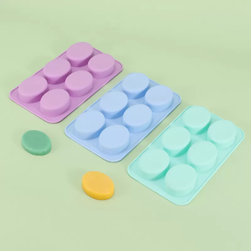 YH-541 Silicone 6-Hole Cake Mold