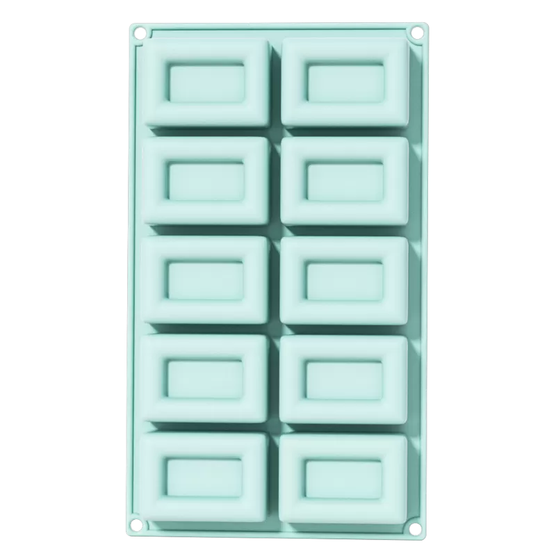 YH-491 Silicone 10-Hole Cake Mold