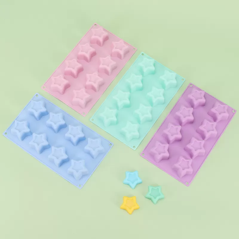 YH-368 Silicone 8-Hole Cake Mold