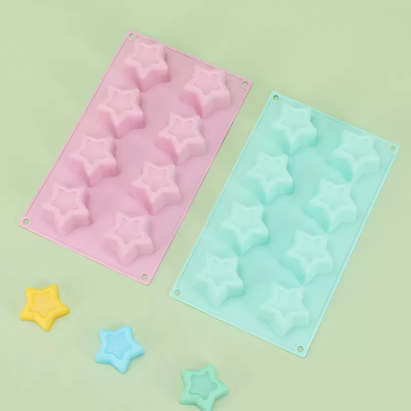 YH-368 Silicone 8-Hole Cake Mold