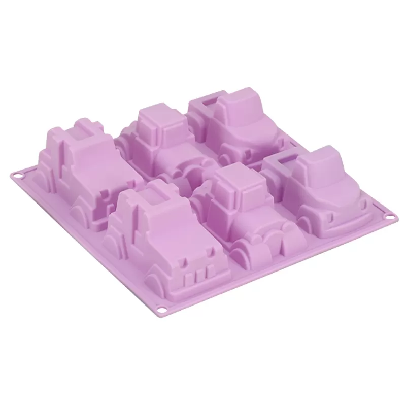 YH-303 Silicone 6-Hole Cake Mold