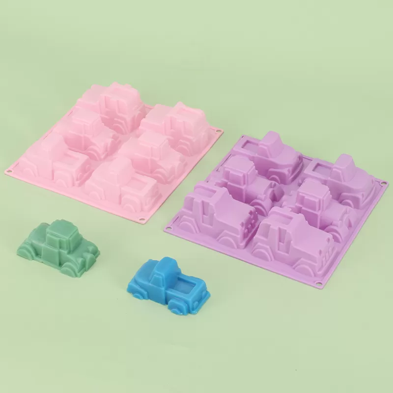 YH-303 Silicone 6-Hole Cake Mold