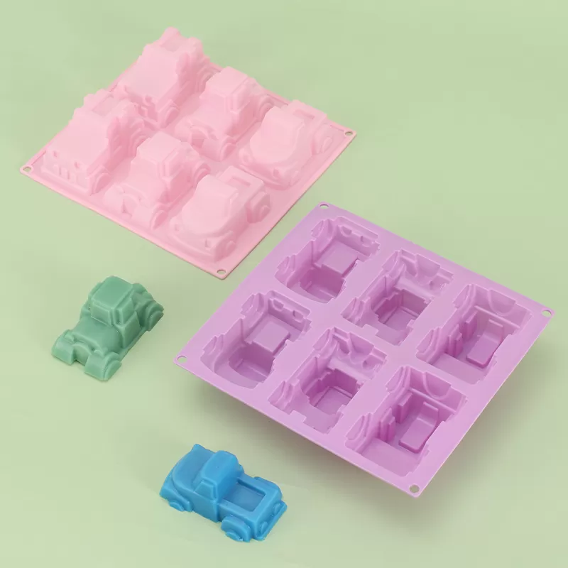 YH-303 Silicone 6-Hole Cake Mold