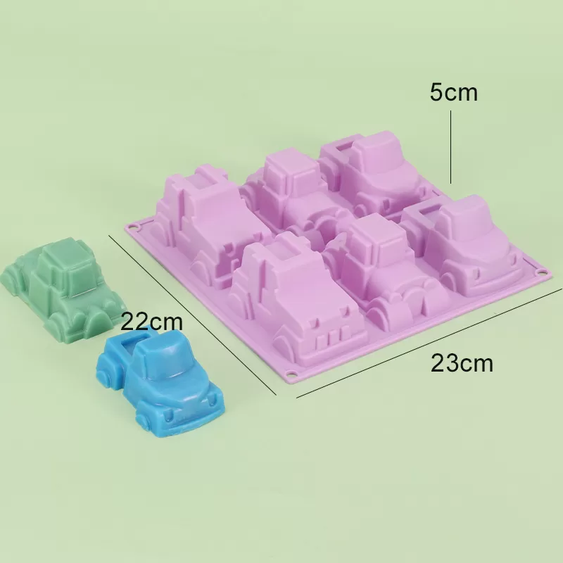 YH-303 Silicone 6-Hole Cake Mold