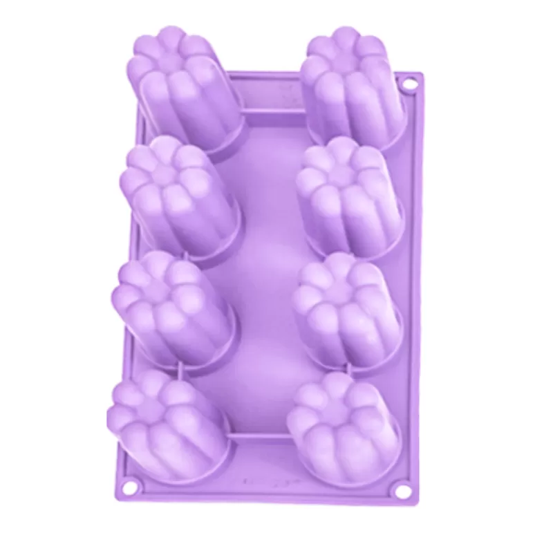 YH-370 Silicone 8-Hole Cake Mold