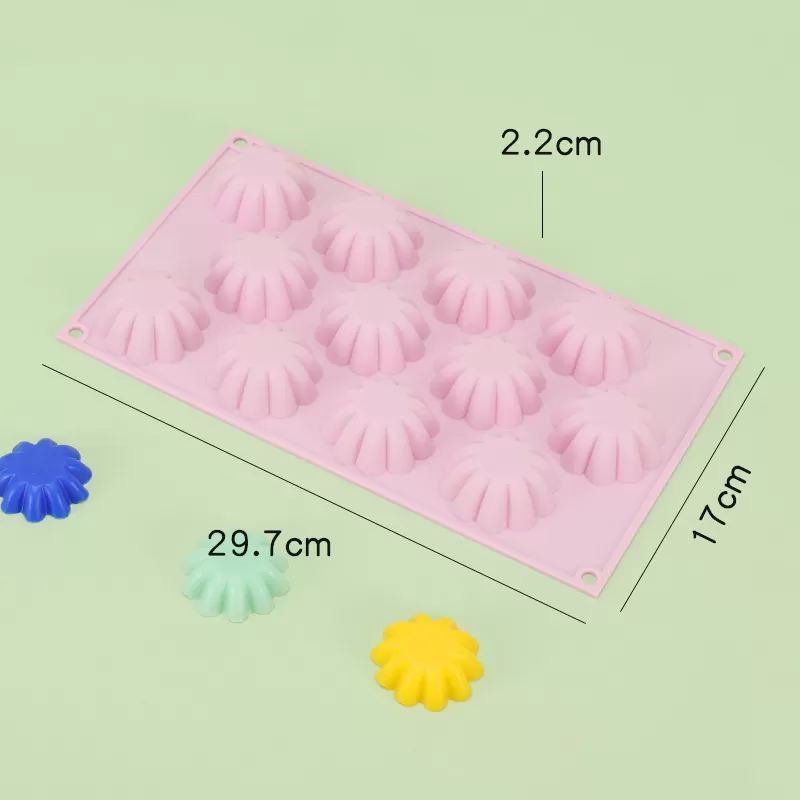 YH-382 Silicone 12-Hole Cake Mold