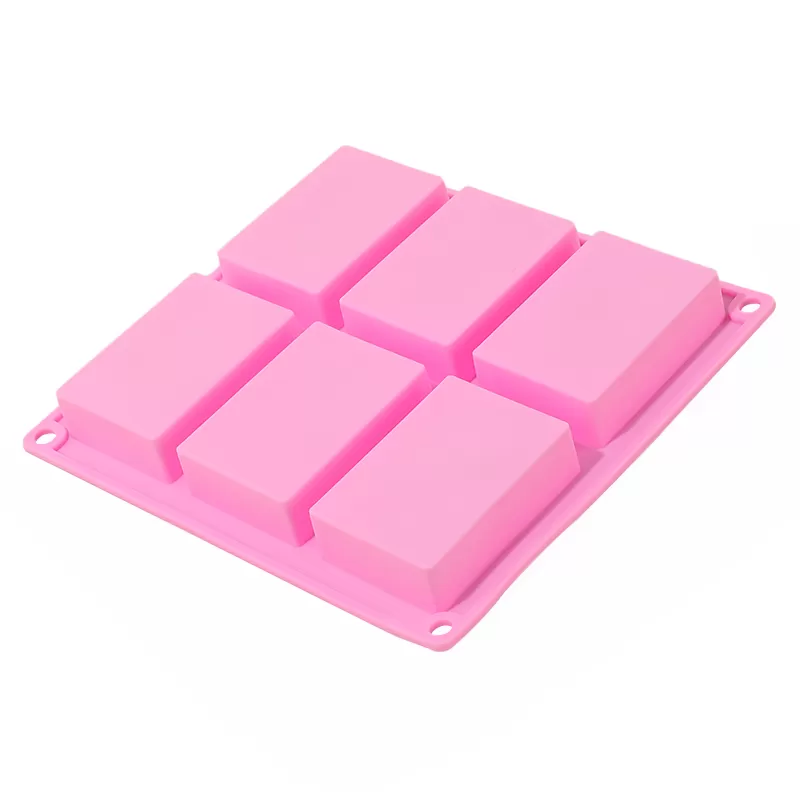 YH-189 Silicone 6-Hole Cake Mold