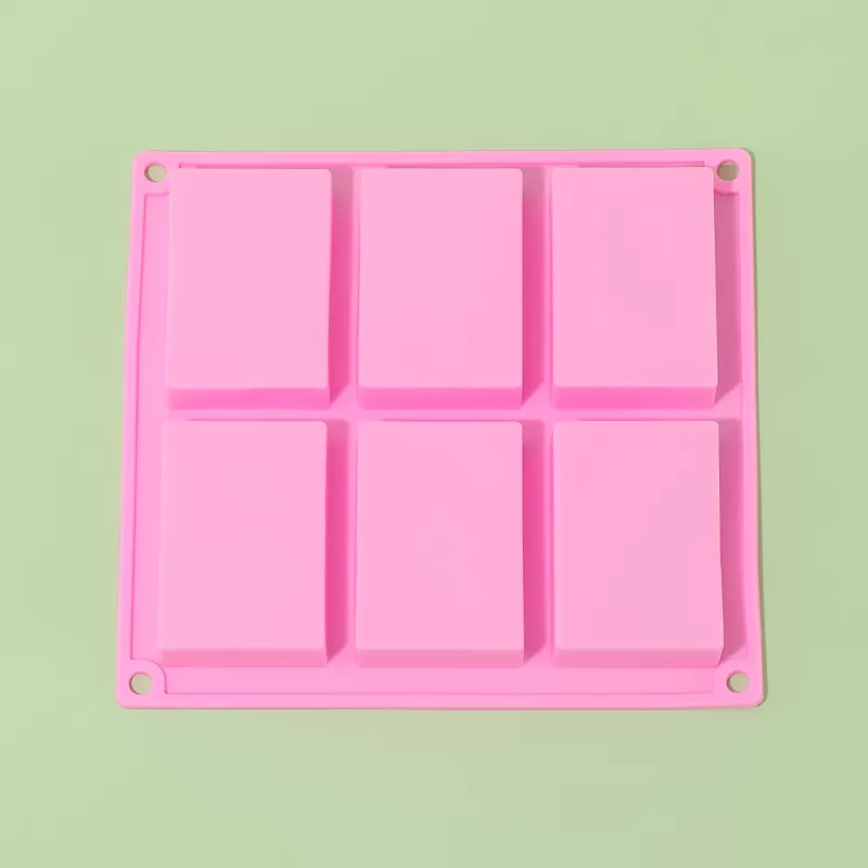 YH-189 Silicone 6-Hole Cake Mold