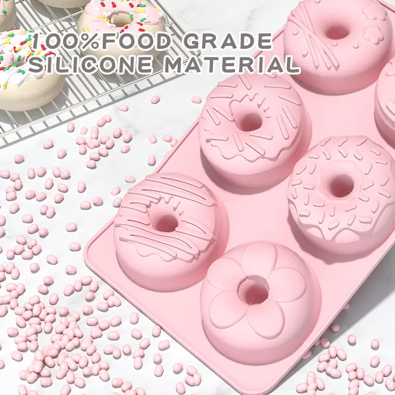 YH-1030 Silicone 6-Hole Cake Mold