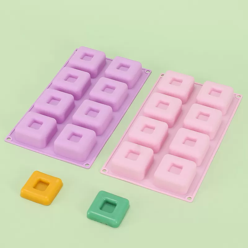 YH-397 Silicone 8-Hole Cake Mold