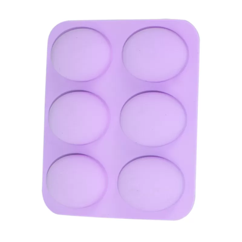 YH-986 Silicone 6-Hole Cake Mold