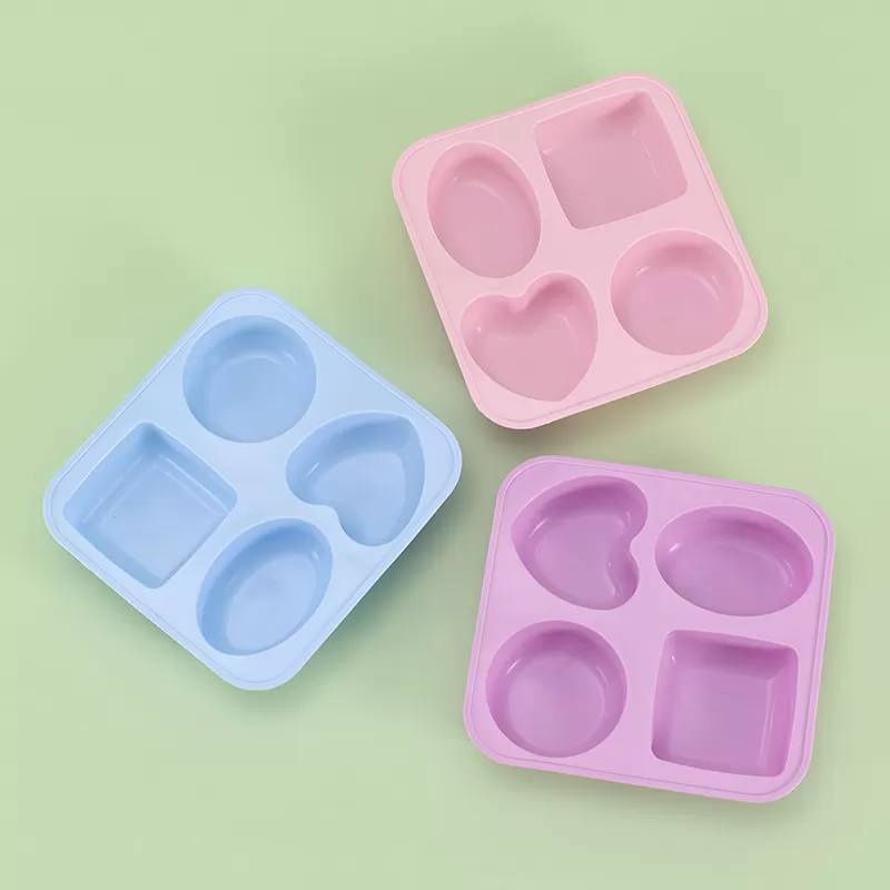 YH-540 Silicone 4-Hole Cake Mold