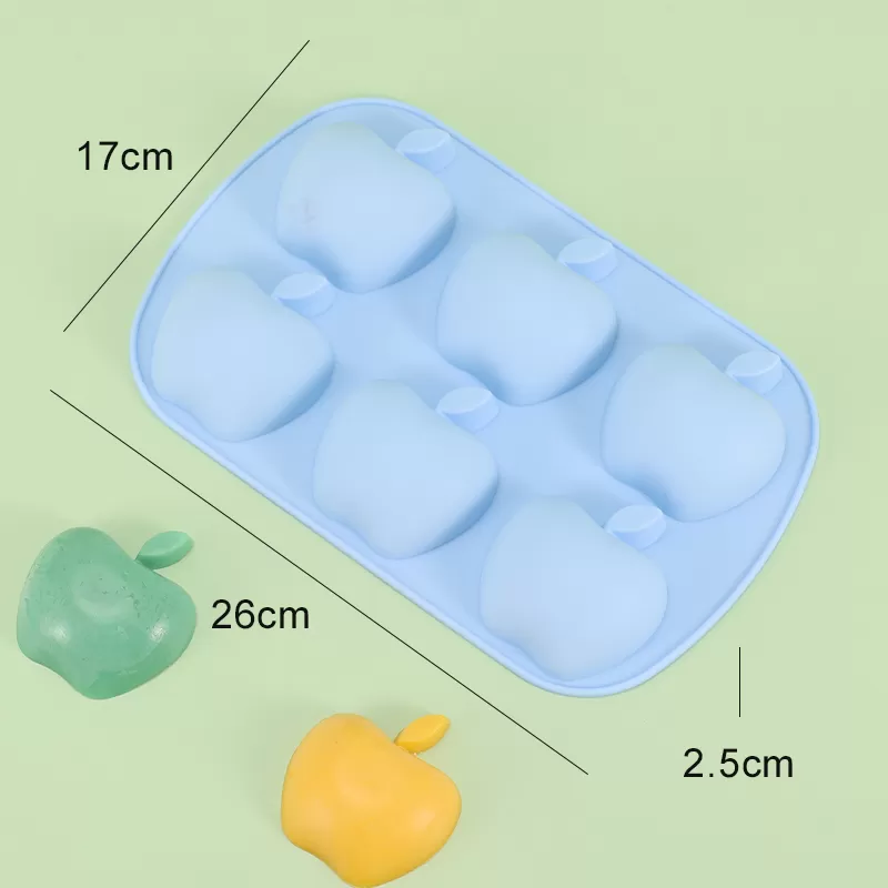 YH-509 Silicone 6-Hole Cake Mold