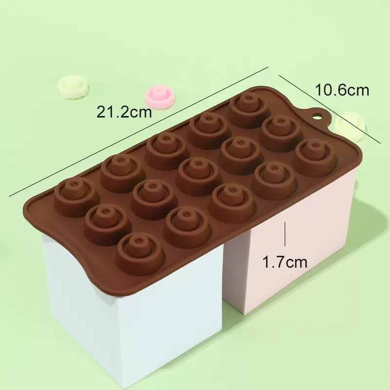 YH-520 Silicone 15-Hole Chocolate Mold