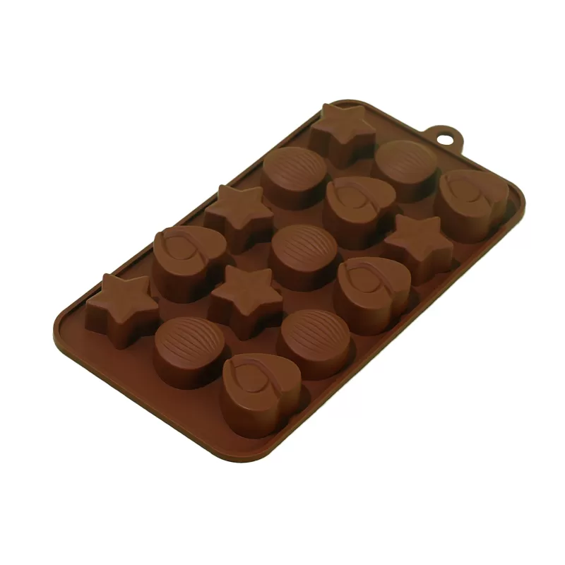 YH-523 Silicone 15-Hole Chocolate Mold