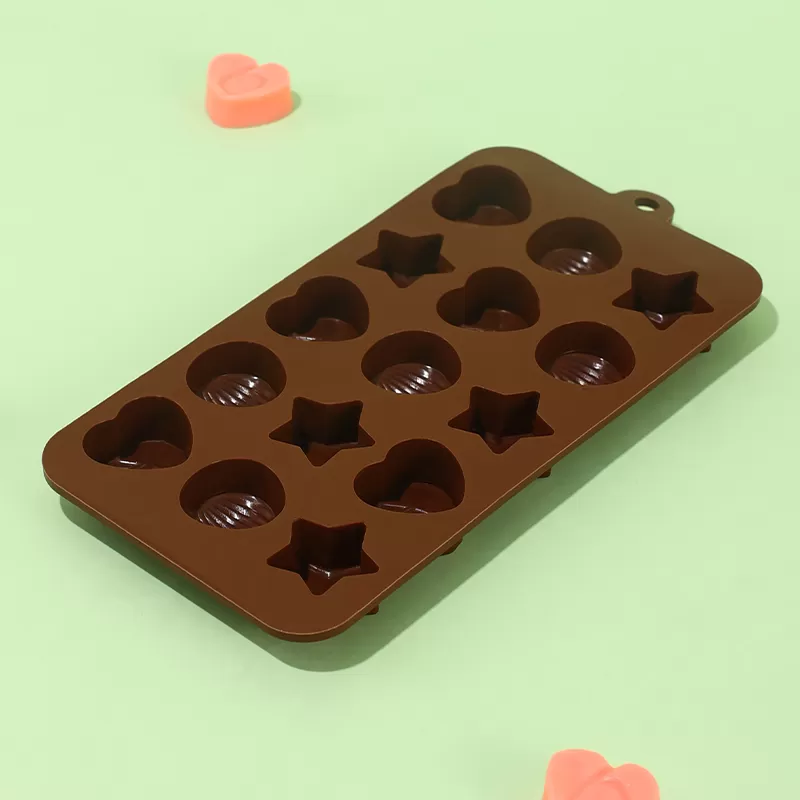 YH-523 Silicone 15-Hole Chocolate Mold