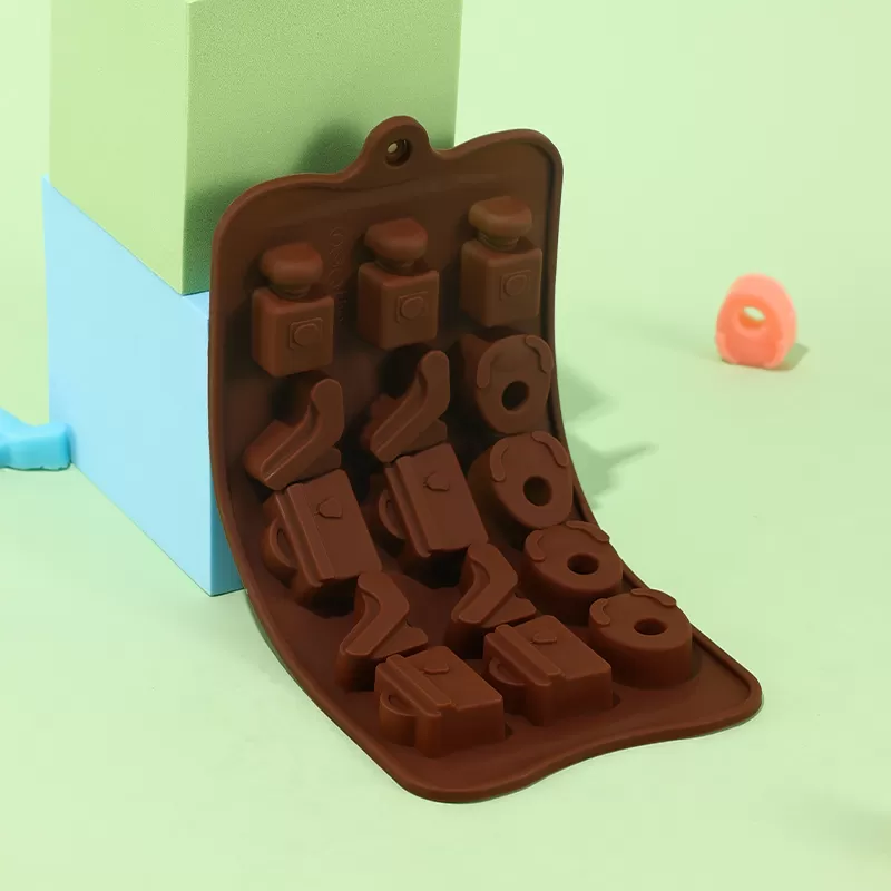 YH-524 Silicone 15-Hole Chocolate Mold