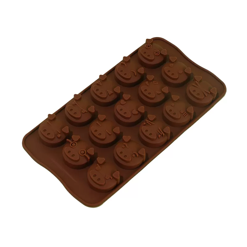 YH-576 Silicone 15-Hole Chocolate Mold