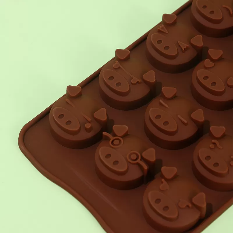 YH-576 Silicone 15-Hole Chocolate Mold